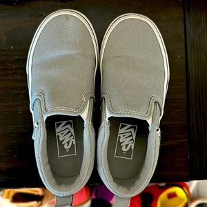 Vans slip ons barely worn size 11